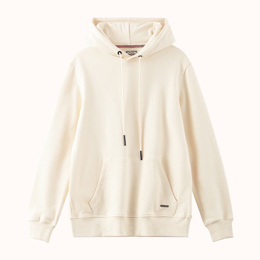 360G HEAVYWEIGHT COTTON LOOP TERRY HOODED PULLOVER SWEATSHIRT